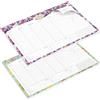 Pigna - 2 pezzi, sottomano, desk planner NATURE FLOWERS | Il contenuto del pacco è assortito in modo casuale e non garantisce la presenza di tutti i soggetti e/o colori raffigurati