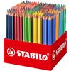 STABILO - Matita colorata triangolare - Trio thick | School Box da 300, 20 Colori assortiti
