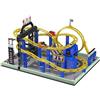 StarTech Set per la costruzione di una montagna russa - Modello di parco divertimenti modulare - 1707 pezzi - Piccoli elementi da costruzione - Plastica ABS - Senza confezione