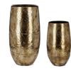 Andrea Bizzotto Set 2 Vasi Bimala Oro H60 H80,5 cm