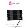 Mytoptrendz Forcine lunghe per capelli spessi, resistenti, in metallo, per acconciature da ragazze e signore, 12 pezzi (nero, 60 mm)