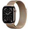 Apple Watch Series 11 GPS + Cellular 42mm Cassa Titanio Oro con Loop in maglia M