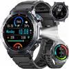 Jugeman Smartwatch Uomo GPS, 1.43" HD Chiamate Bluetooth, Orologio Tattico Sportivo Impe