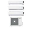 Beretta Climatizzatore Trial split Breva 9+9+18 con EX24000-4 R-32 Inverter Wi-Fi Optional Classe A++ ,