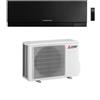 Mitsubishi Climatizzatore Monosplit Linea Kirigamine Zen MSZ-EF 12000 btu MSZ-EF35VGKB Black Inverter R-32 Wi-Fi Classe A+++ ,