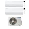 Samsung Climatizzatore Dual Split Cebu S2 9+12 con AJ040TXJ2KG/EU Inverter Wi-Fi Classe A+++ ,