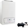 Immergas Caldaia a Condensazione Victrix Tera V2 28kW Metano Completa Di Kit Per Scarico Fumi con Defangatore Omaggio ADATTATORE SDOPPIATO,