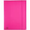 Favorit 400102284 Cartella 3 Lembi con Elastico, 24x33 cm, Fucsia Fluo