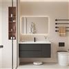 Staylux Mobile Bagno Sorrento Completo Colore Grigio Scuro cm.80
