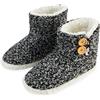 DUNLOP Pantofole Donna Invernali a Stivaletto Antiscivolo Memory Foam Regalo di Natale