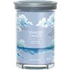 Yankee Candle Signature Candela Profumata, Aria di Oceano in Tumbler Grande, Candele di Miscela di Cera di Soia Lunga Durata, Regalo per le Donne