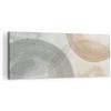 ARTTOR Quadri Moderni su Tela 120x50 cm Stampe da Parete Astratto Pastello - 4842 | Acquerello Ruote Quadro Decorativo Grande 1 pezzo Soggiorno Camera da Letto Arte da Parete Decorazione da Parete ARTTOR