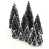 Lemax, alberi di pino assortiti per villaggio natalizio