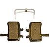 M-WAVE Brake-Pads, Organic, for Discbrakes Avid: Juicy/Bb7/Carbon/Ultimate, W/Spring, 1 Pair for Front Or Rear, Blister