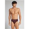 Intimissimi Slip Uomo In Cotone Pima Con Logo Bordeaux