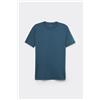 Intimissimi T-shirt In Cotone Pima Elasticizzato Azzurro