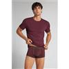 Intimissimi Boxer In Cotone Pima Con Logo Bordeaux