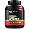 Optimum Nutrition Gold Standard 100% Whey Proteine in polvere per lo Sviluppo e il Recupero Muscolare con Glutammina e Aminoacidi BCAA Naturali, Gusto Crema di Vaniglia Francese, 76 Dosi 2,28 kg