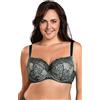 Vivisence Reggiseno Semi Imbottito in Pizzo Floreale 1045