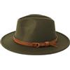 BEAHING Cappelli in feltro da uomo e donna, cappelli Fedora a tesa larga da uomo, cappello Fedora classico vintage con fibbia per cintura, abito da portatile per decorazioni per feste invernali, per don