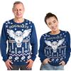 United Labels Harry Potter Hedwig Maglione natalizio Merch per uomo e donna, blu, 100% poliacrilico