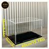 Teca Espositiva Acrilico Trasparente Antipolvere Modellini 40x15x25 cm