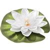 Blagdon Giglio galleggiante, diametro 1,5 cm, pianta in plastica, decorazione per stagno/acquario, bianco