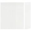 BENECREAT 20 Fogli di Carta Assorbente per Inchiostro, 100x30mm, per Rimuovere L'Inchiostro dalla Superficie della Carta da Scrivere