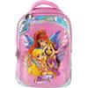 Winx-Zaino Scuola Bambina,tessuto poliestere di raso e spallacci imbottiti