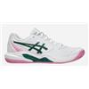 Asics Gel-Dedicate 9 Padel White/Jewel Green Donna