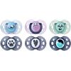Tommee Tippee Anytime 6-18 Mesi - set da 2 Ciucci , modelli assortiti