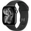 APPLE Watch Apple Watch Series 11 (2025) LTE 42mm Jet Black Aluminium Case with Sport Band S/M - Black
