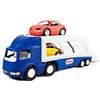 Little Tikes Grande Bisarca per Automobili - Grande Trasportatore con 2 Auto Sportive Incluse - Per Ore e Ore di Divertimento - Uso Interno ed Esterno