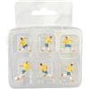 6 Pezzi Calciatori in Miniatura Versatili Figurine di Calciatori Robuste
