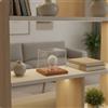 Teca in Acrilico con Base in Legno a Prova di Polvere per Scrivania