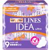 Lines Idea Ultra Assorbenti Esterni Giorni Con Ali Ipoallergenico 9 Pezzi