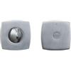 Bricard 8009056 - Coppia di rosette cromate satinate zamack eVidence, porta del bagno