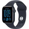 Apple Watch SE 3 GPS + Cellular 44mm Midnight Aluminium Case with Navy Blue Sport Band - M/L