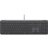Logitech Signature Slim Wired K620 For Business tastiera Universale USB QWERTY Portoghese Grafite