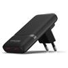 Patona Caricabatterie PATONA Slim/ 2x USB-C/ 100-240V/ PD65W- GaN PD3.0/QC3.0/ nero