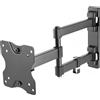 OEM Supporto a parete per monitor PC, girevole e inclinabile, compatibile con schermi da 13 a 27 pollici - Modello S3911 - Standard VESA 75x75 e 100x100 mm