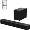 Selius Soundbar con subwoofer wireless - Kit soundbar - Barra audio - Sistema home cinema - Set di altoparlanti