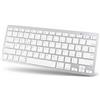 Tonysa Tastiera Wireless, Tastiera Silenziosa e Confortevole, Portatile Compatta Ultra Sottile, Design Ergonomico e Aspetto Gradevole, Universale per PC Portatile (Disposizione QWETZ