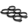 Okuli 6 x Gommini Ganci Auricolari in Silicone Ricambio per Bose QuietComfort Ultra Auricolari Cuffie in Nero