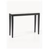 Westwing Collection Consolle effetto marmo Jackson - Nero