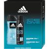 Adidas, Confezione Regalo Uomo Ice Dive Deodorante Spray 150 ml + Gel Doccia Bagnoschiuma 250 ml