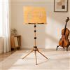 Leggio Pieghevole in Bambù Adaptable Supporto Musicale per Concerti
