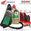 CASTROL - NGK - BANDO - BREMBO Tagliando HONDA Forza 125 2021 2022 2023 Kit Olio Castrol Scooter 10W30 Completo