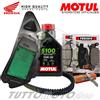 MOTUL - NGK - BANDO - FERODO Tagliando HONDA Forza 125 2021 2022 2023 / Kit Olio Motul 5100 10W30 Completo