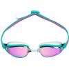 Aquasphere Aqua Sphere 193.020 - Occhialini da nuoto con lenti a specchio, colore: rosa/turchese/azzurro